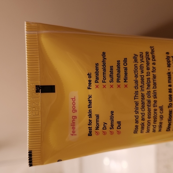 🪷5/$25! FREEMAN BEAUTY Energize Jelly Mask & Cleanser New - Picture 3 of 9